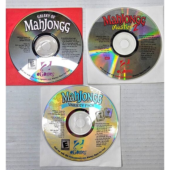 Galaxy Of MahJongg MahJongg Master 2 & MahJongg Variety Pack PC Game Set - Picture 1 of 8